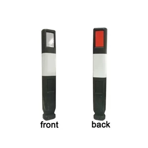 Delineator / Patok Plastik dengan Reflektif