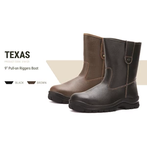 Sepatu Safety Krushers Type Texas Hitam