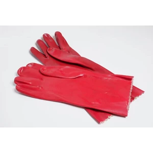 Sarung Tangan Safety PVC merah Surabaya