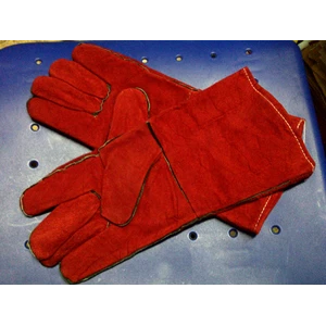 Sarung Tangan Safety Kulit Merah Surabaya